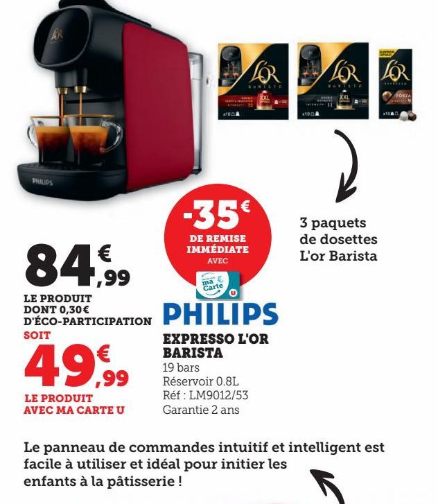 EXPRESSO L'OR BARISTA PHILIPS