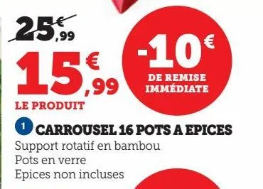 carrousel 16 pots a epices