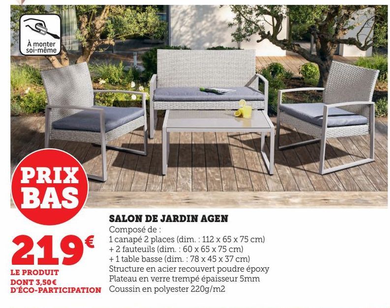 SALON DE JARDIN AGEN