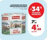 CAFE MOULU DES PETITS PRODUCTEURS MALONGO offre à 4,68€ sur Hyper U