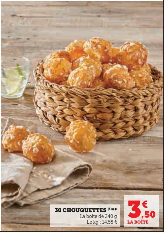 30 CHOUQUETTES