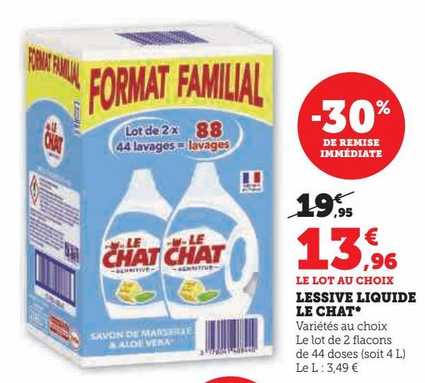 lessive liquide Le chat