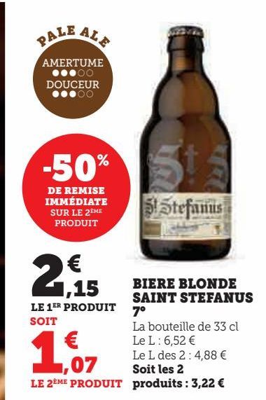 bière blonde Saint Stefanus 7ª