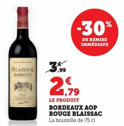 bordeaux aop rouge blaissac