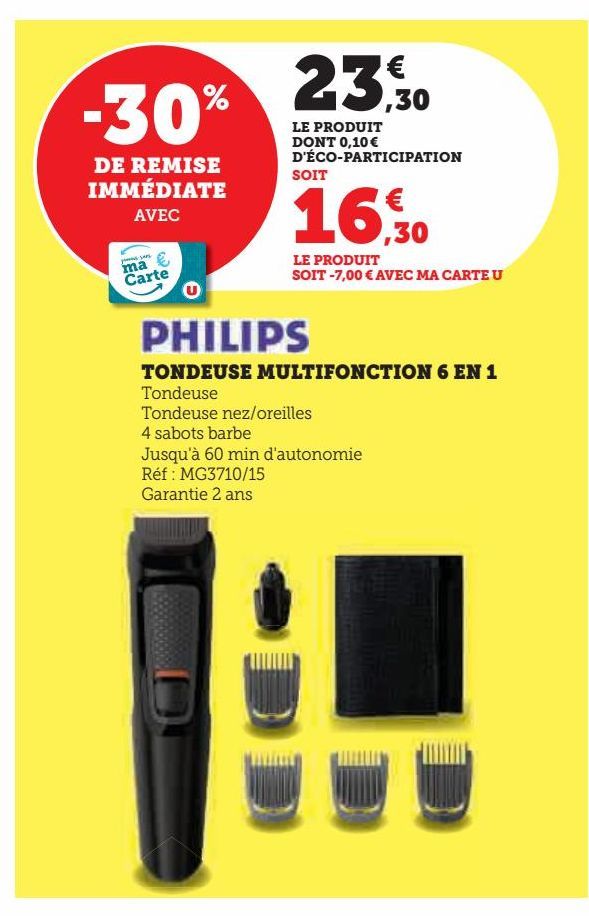 tondeuse multifonction 6 en 1 Philips