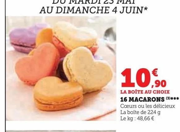 16 macarons