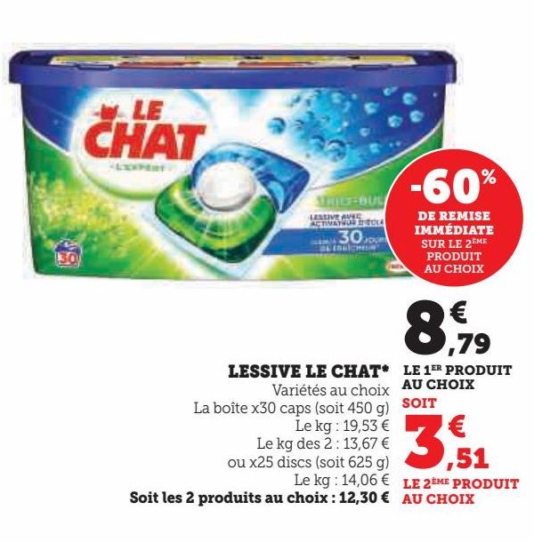 lessive Le chat