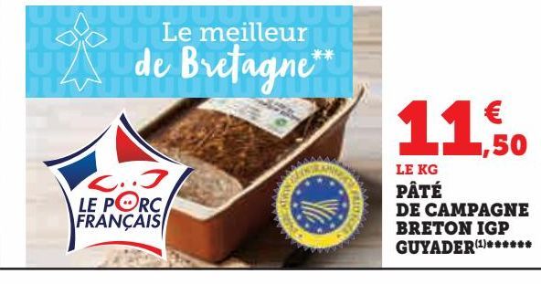 pâté de campagne breton IGP Guyader