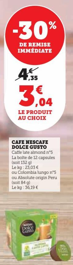 café Nescafé dolce gusto