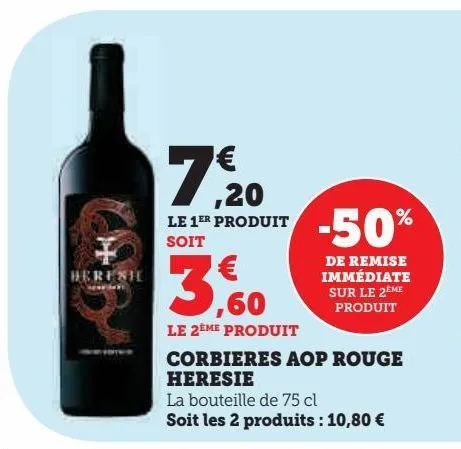 corbieres aop rouge heresie