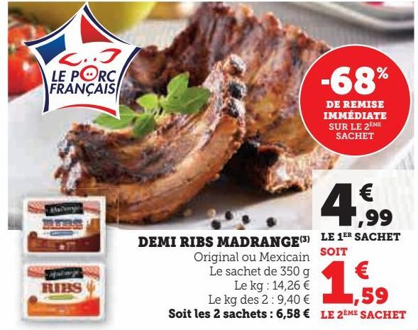 DEMI RIBS MADRANGE