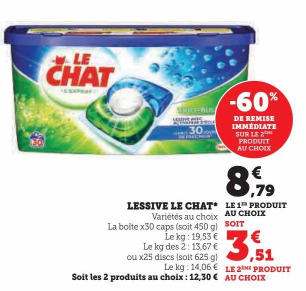 lessive Le chat