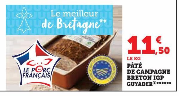 pâté de campagne breton IGP Guyader