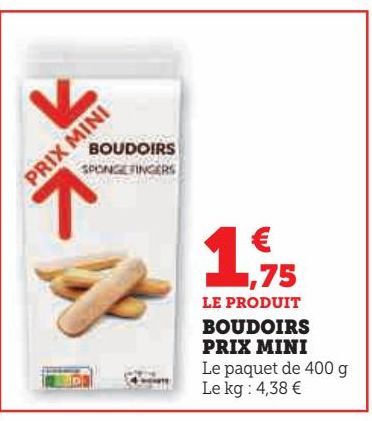 Boudoirs Prix mini