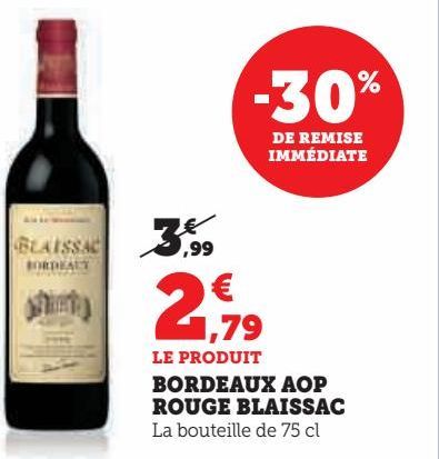 Bordeaux AOP rouge blaissac