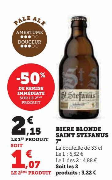 bière blonde Saint Stefanus 7ª