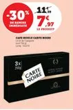 CAFE MOULU CARTE NOIRE offre à 7,97€ sur Super U