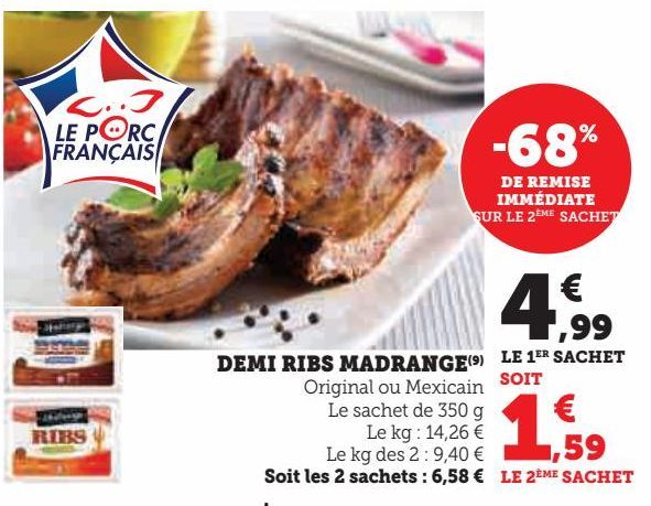 DEMI RIBS MADRANGE