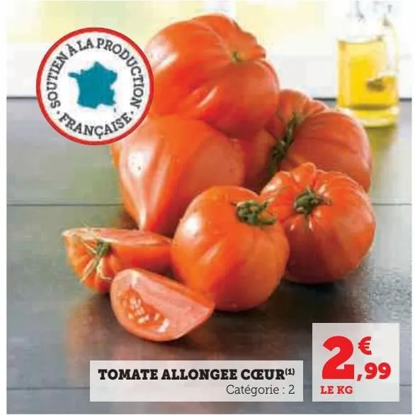 tomate allongee cœur