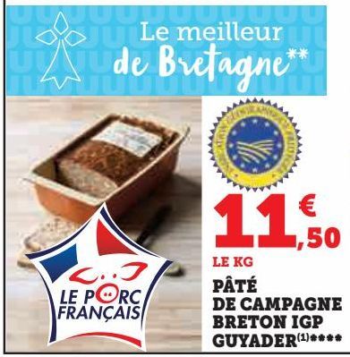 PÂTÉ DE CAMPAGNE BRETON IGP GUYADER