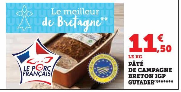 pâté de campagne breton IGP guyader