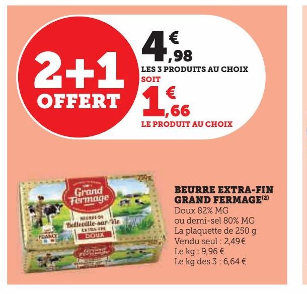 beurre extra-fin Grand Fermage