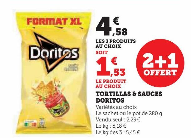 Tortillas & sauces Doritos