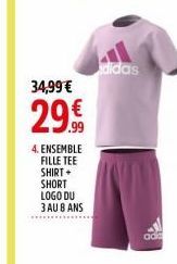 Short discount fille intersport