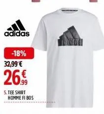 adidas  -18%  32,99 €  26.  5. tee shirt homme fi bos 