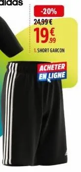 short garçon 