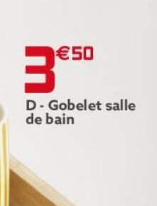 Gobelet salle de bain