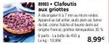 39903. Clafoutis aux griottes Ascancer 6 à 7 annon Apparel tatar,and point o att de 