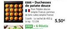 83685. duchesses  de patate douce for p  origo frances pam de carne fan spars-sac-4500 12.22  5,50€ 