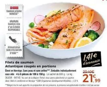 filets de saumon 