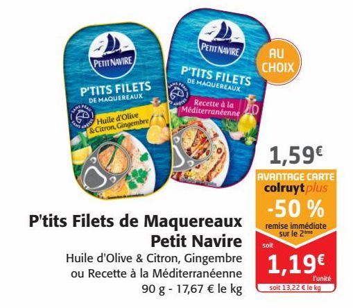 P'tits Filets de Maquereaux Petit Navire