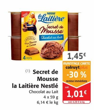 Secret de Mousse la Laitière Nestlé