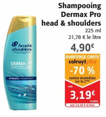 Shampooing Dermax Pro head & shoulders