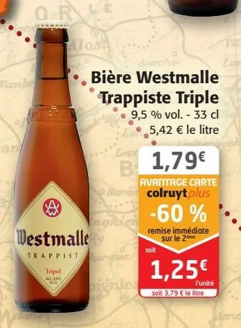 bière westmalle trappiste triple