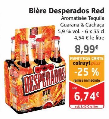 Bière Desperados Red