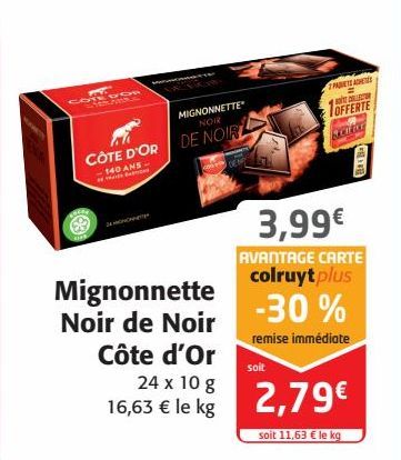 Mignonnette Noir de Noir Côte d’Or