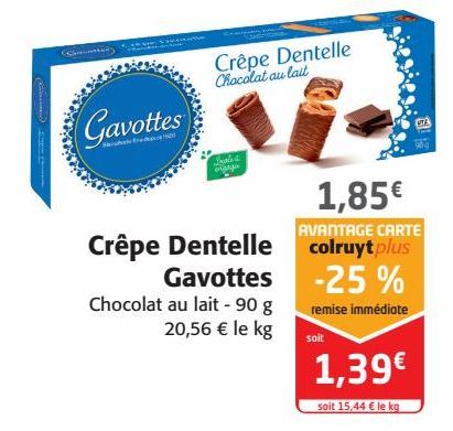 Crêpe Dentelle Gavottes