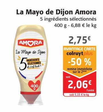 La Mayo de Dijon Amora