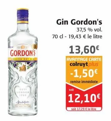gin gordon's