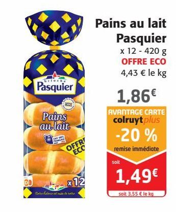 Pains au lait Pasquier