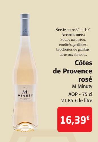 Côtes de Provence rosé M Minuty