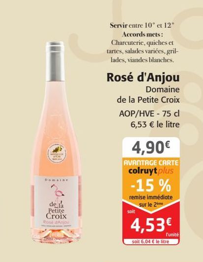Rosé d'Anjou Domaine de la Petite Croix