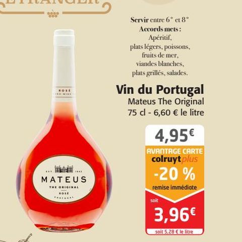 Vin du Portugal Mateus The Original