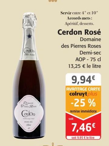 Cerdon Rosé Domaine des Pierres Roses