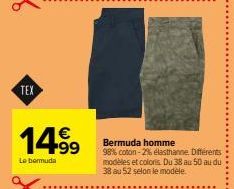 bermuda homme 