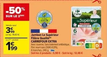 jambon carrefour